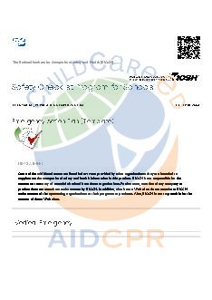 Safety Checklist Program for Schools