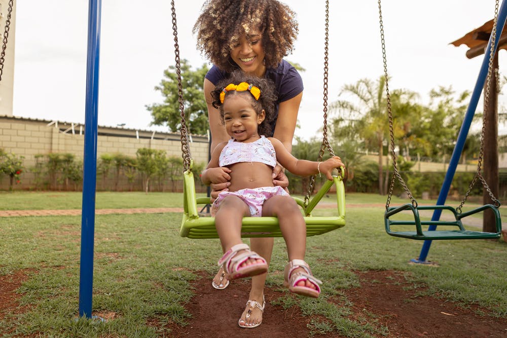 Joyful Moments on the Swing image in article Ready, Set, Save! How Your CPR & First Aid Skills Can Supercharge Your Community